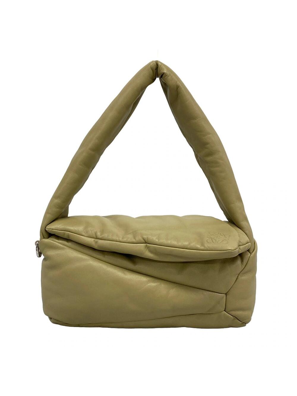 Loewe Puffer Puzzle Hobo Beige Leather #374154L16B